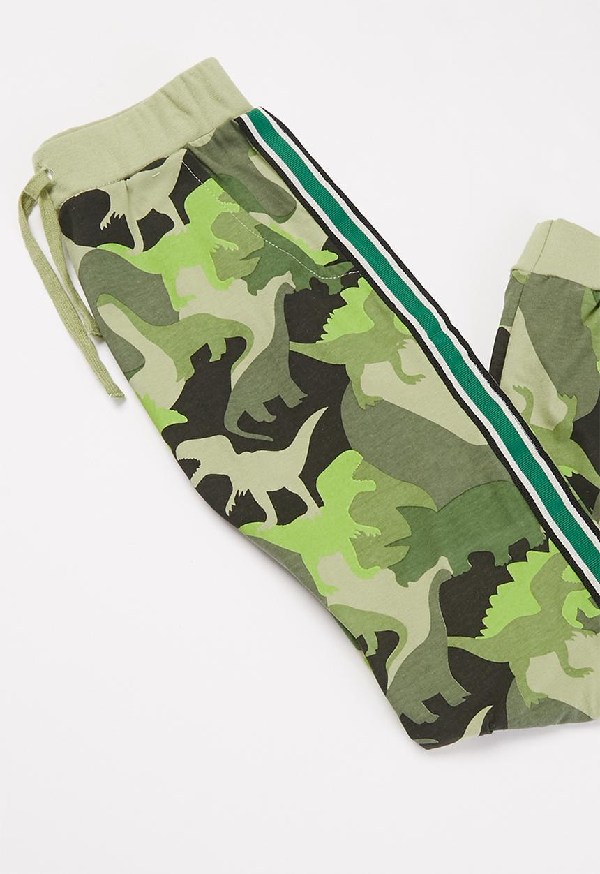 Pop Candy - Boys dino camo top & pants set - multi