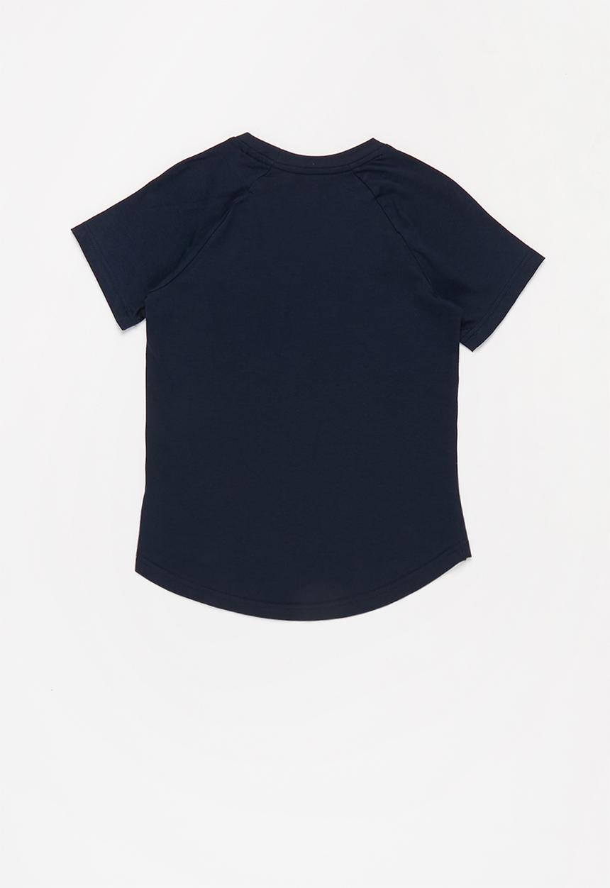 Rebel Republic - Boys short sleeve printed tee - navy 