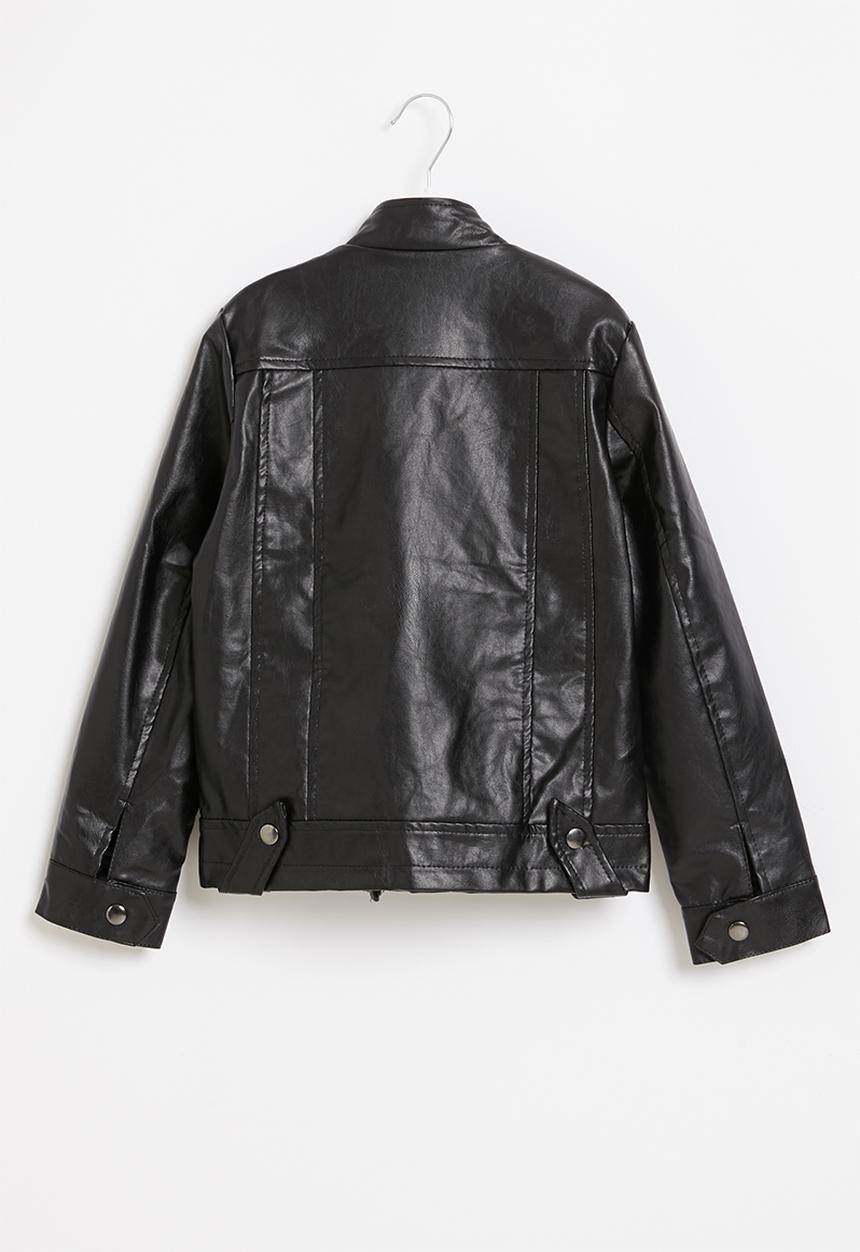 Rebel Republic - Girls biker jacket - black
