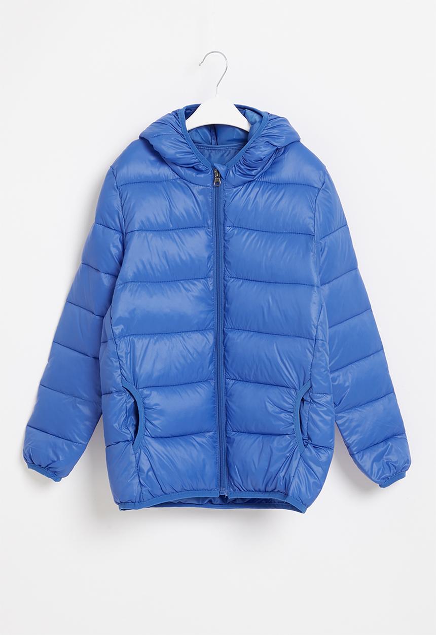 Rebel Republic - Tween boys hooded bomber jacket - blue 