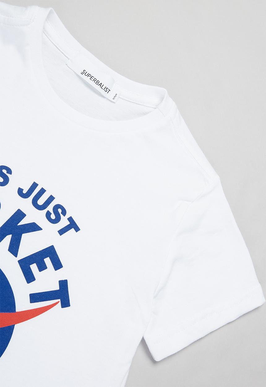 Superbalist - Nasa boys printed tee - white