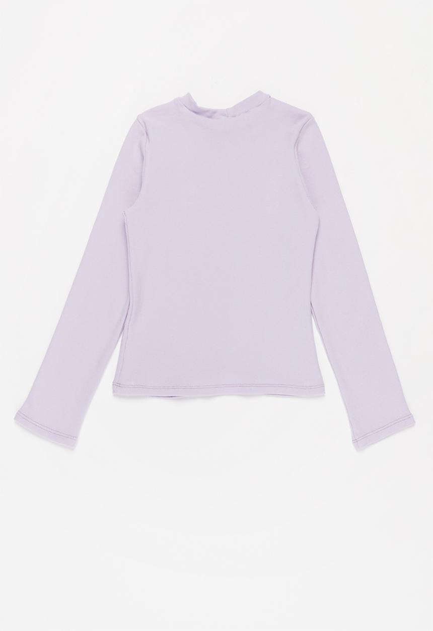 Superbalist - Girls 2 pack lycra rib tops - light blue & lilac