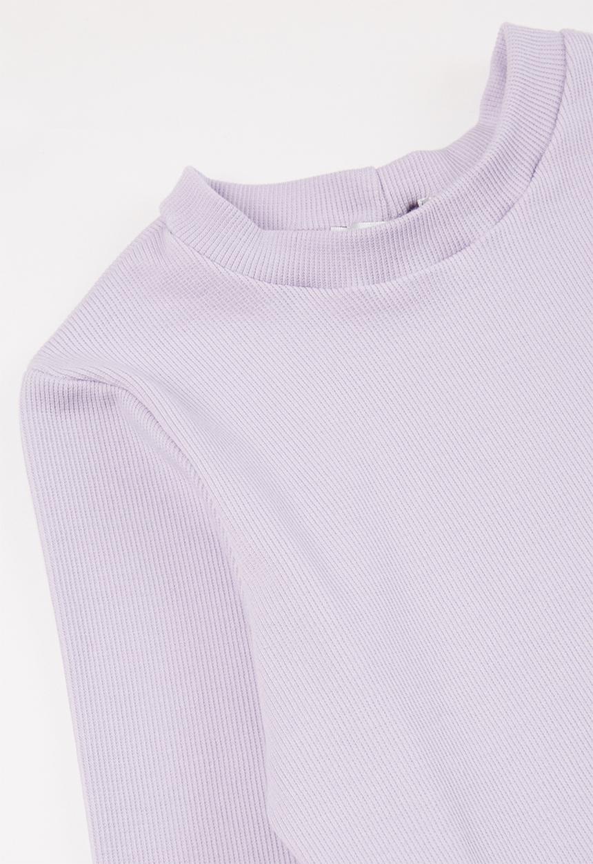 Superbalist - Girls 2 pack lycra rib tops - light blue & lilac