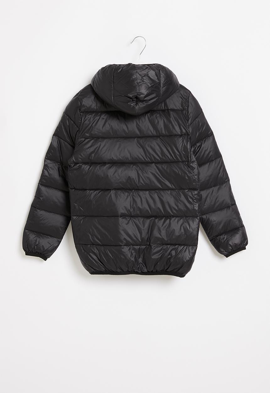 Rebel Republic - Tween boys hooded bomber jacket - black