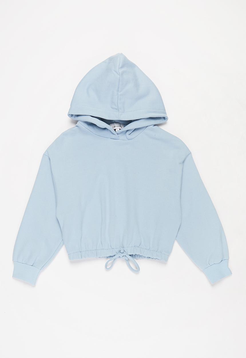 Superbalist - Girls crop hoodie - blue