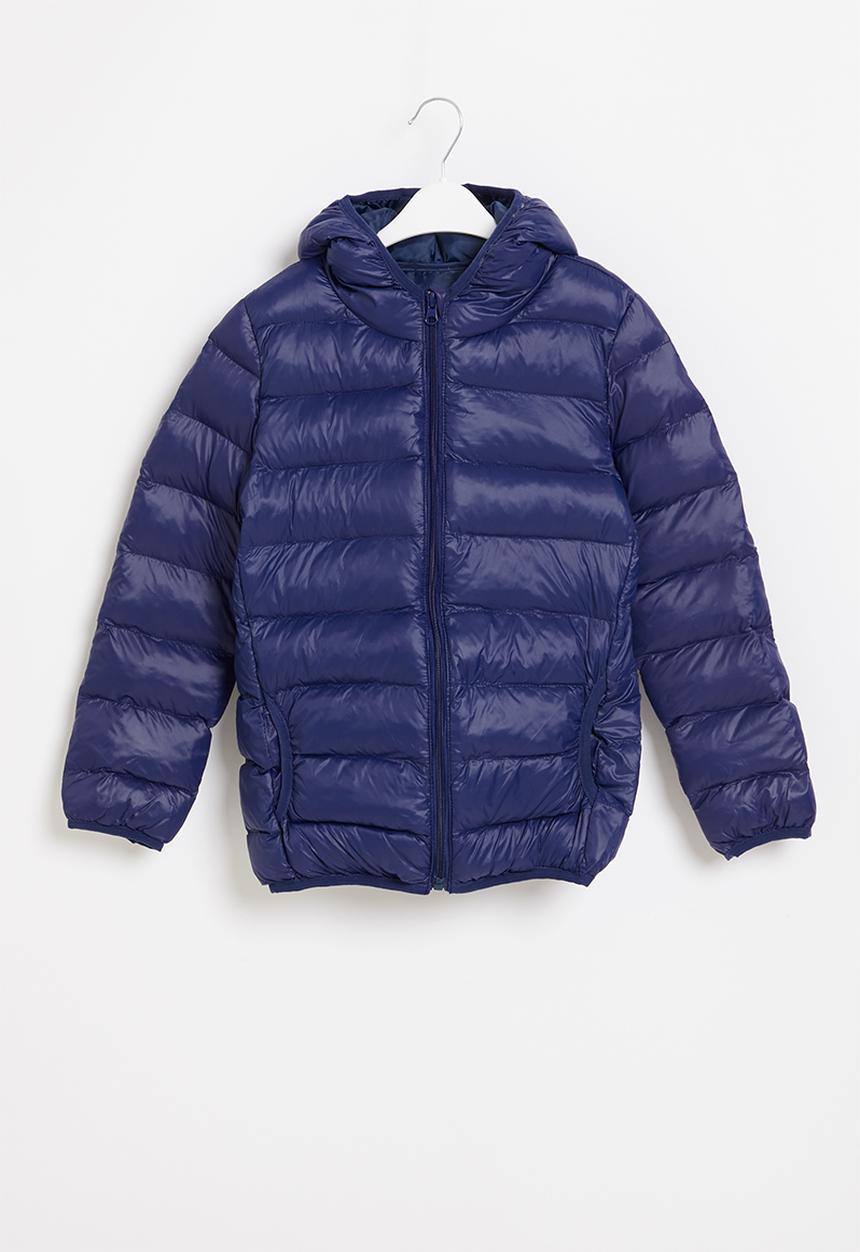 Rebel Republic - Tween boys hooded bomber jacket - navy