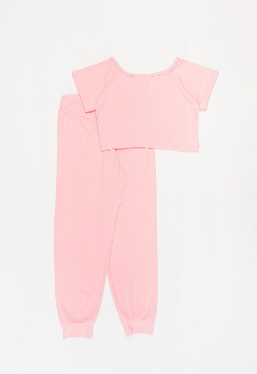 Rebel Republic - Girls loungewear set - pink