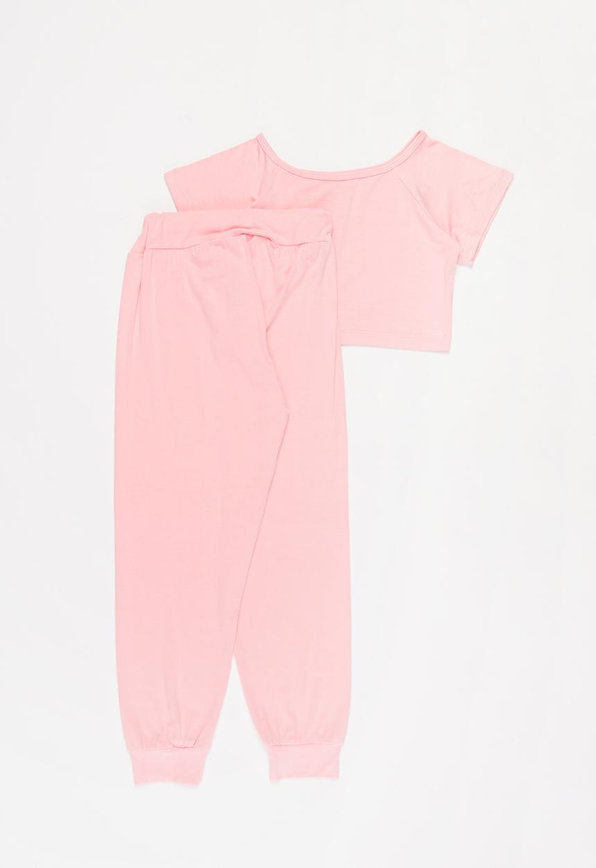 Rebel Republic - Girls loungewear set - pink