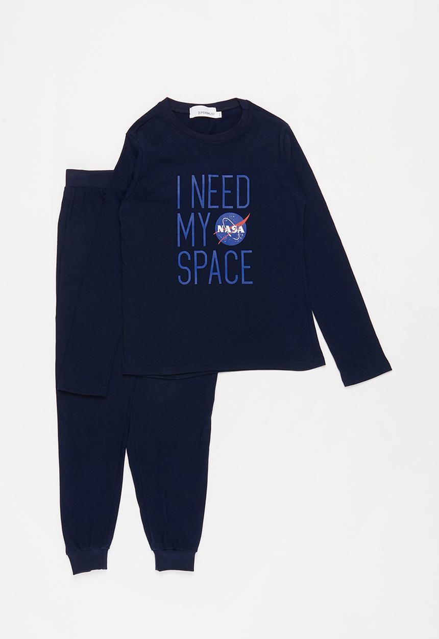 Superbalist - Nasa boys top & pants pj - navy
