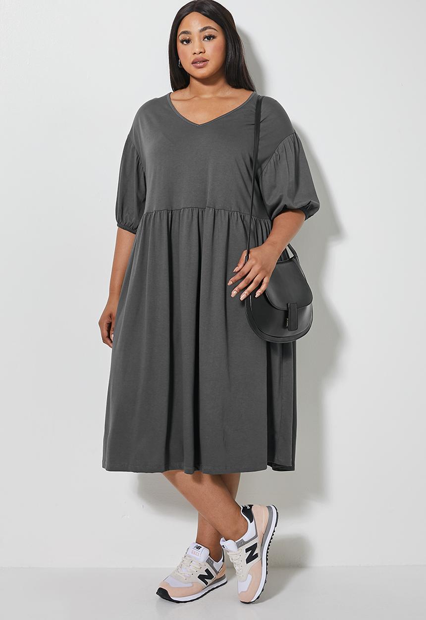 Superbalist - Babydoll dress - charcoal