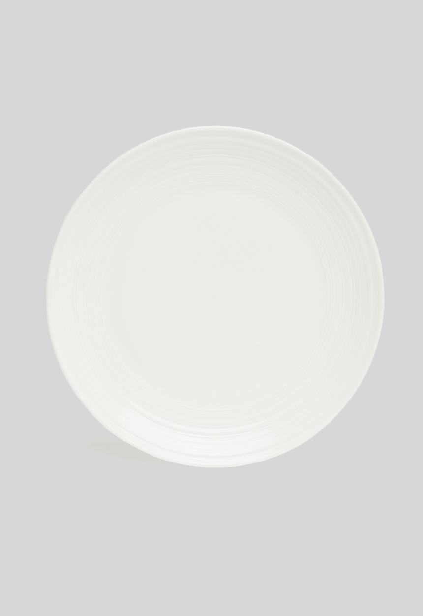 Jenna Clifford - Embossed lines dinner set 16 piece - cream