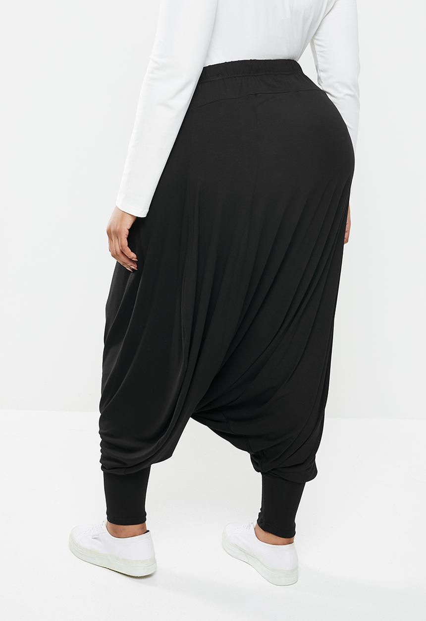 AMANDA LAIRD CHERRY - Plus harem pants - black