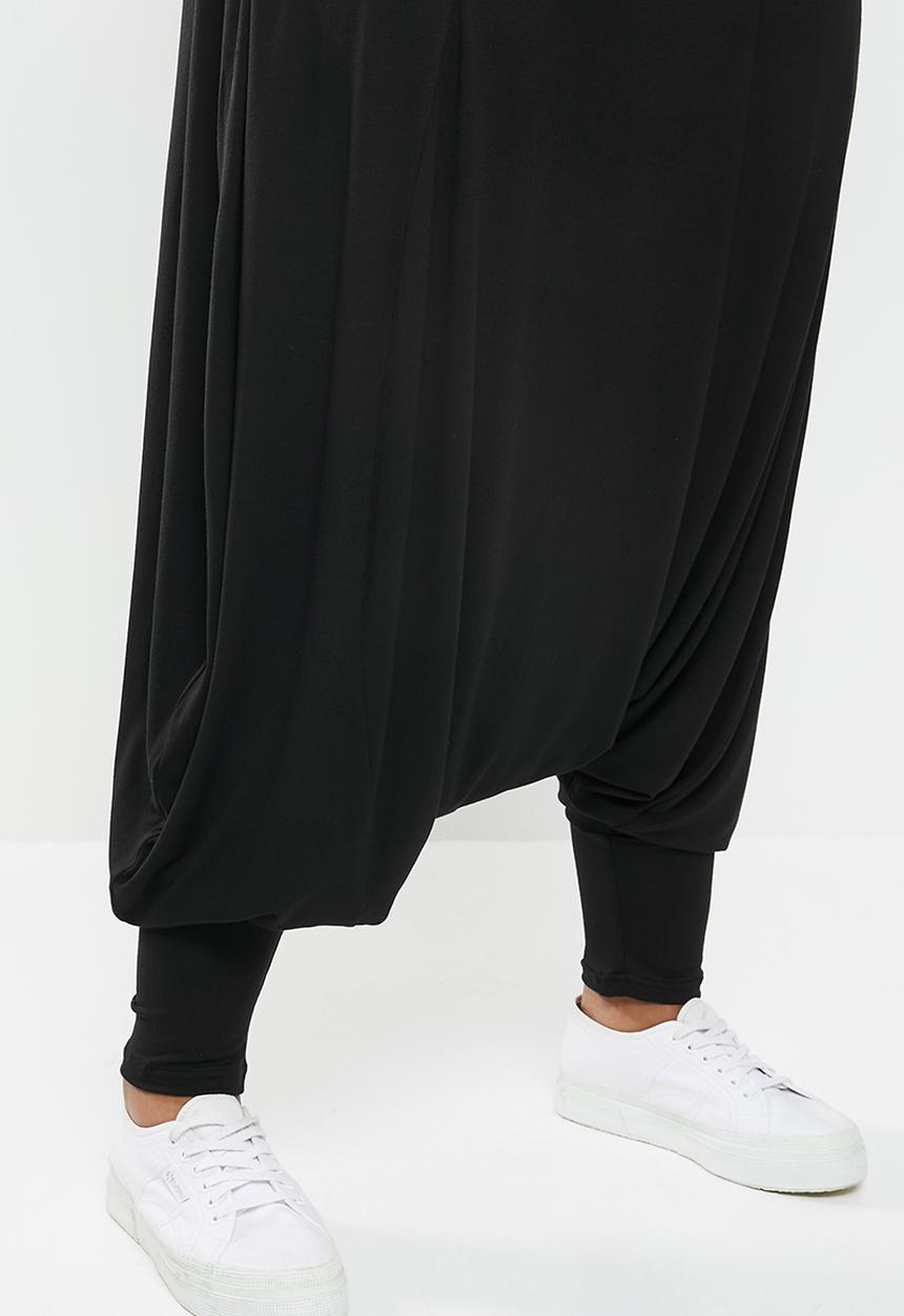 AMANDA LAIRD CHERRY - Plus harem pants - black