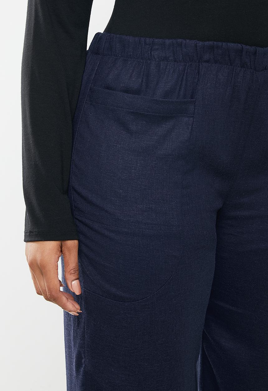 AMANDA LAIRD CHERRY - Plus caledon pants - navy