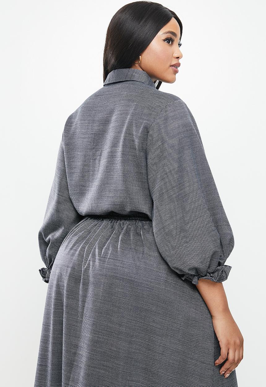 AMANDA LAIRD CHERRY - Plus hantams shirt - navy 