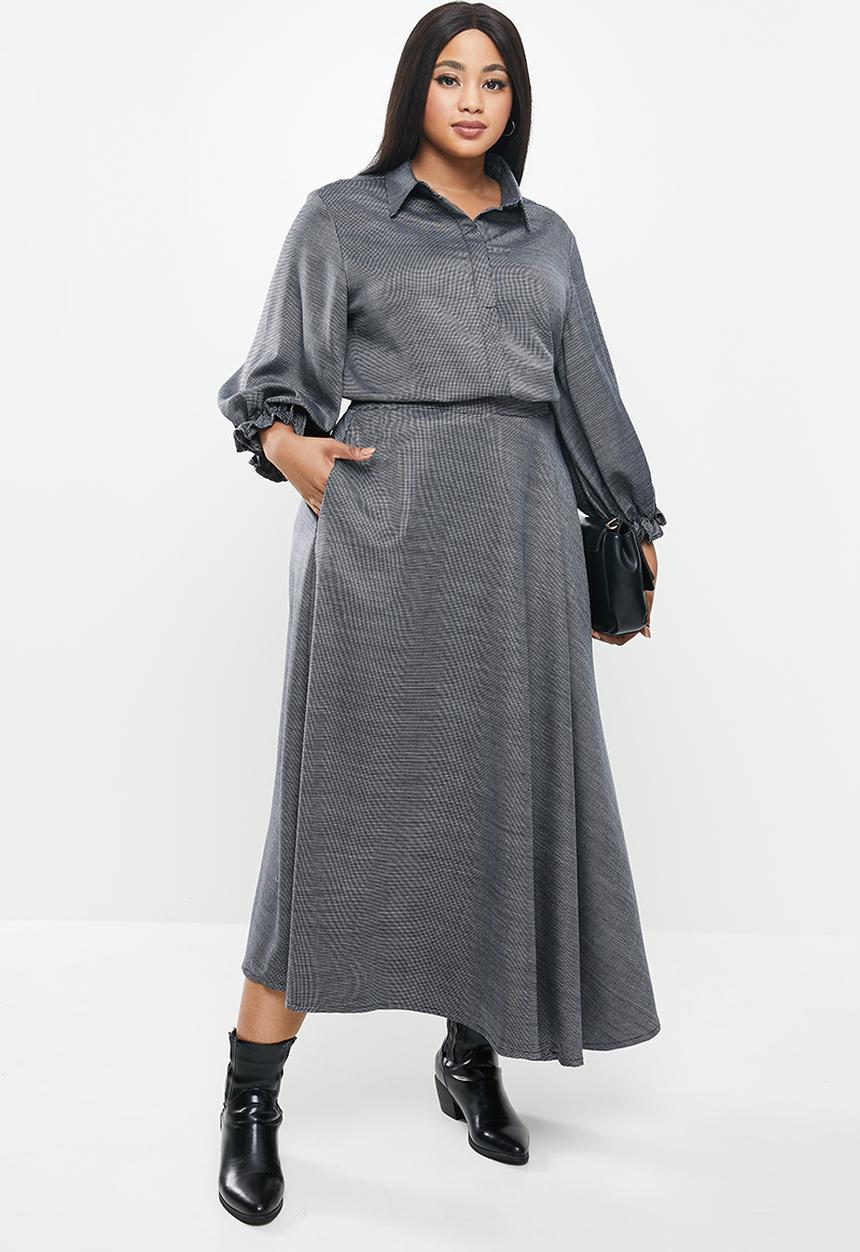 AMANDA LAIRD CHERRY - Plus hantams shirt - navy 