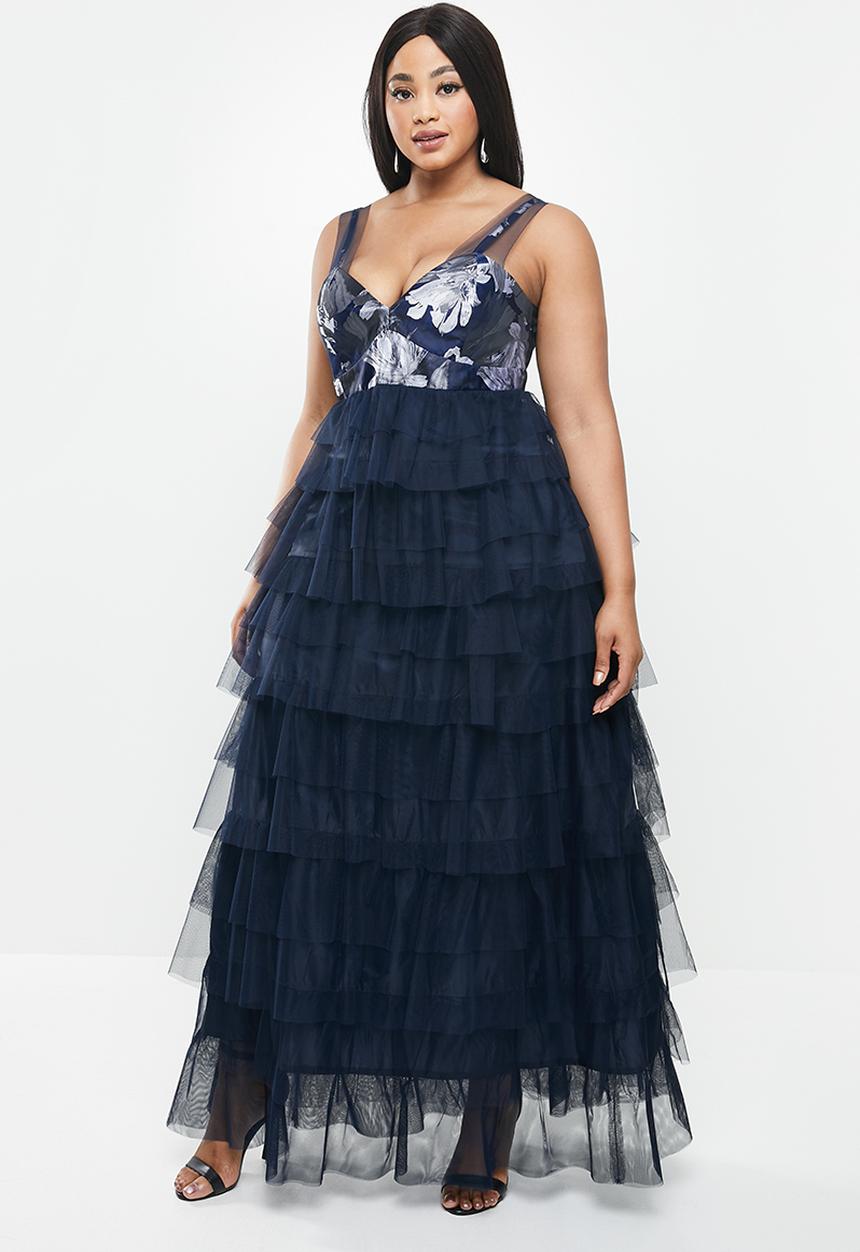 AMANDA LAIRD CHERRY - Plus elands dress - navy