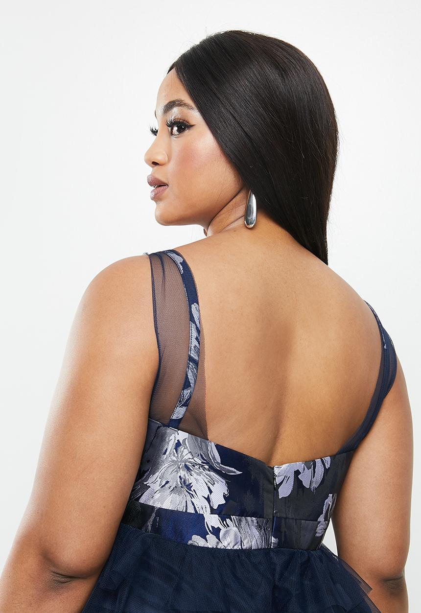 AMANDA LAIRD CHERRY - Plus elands dress - navy