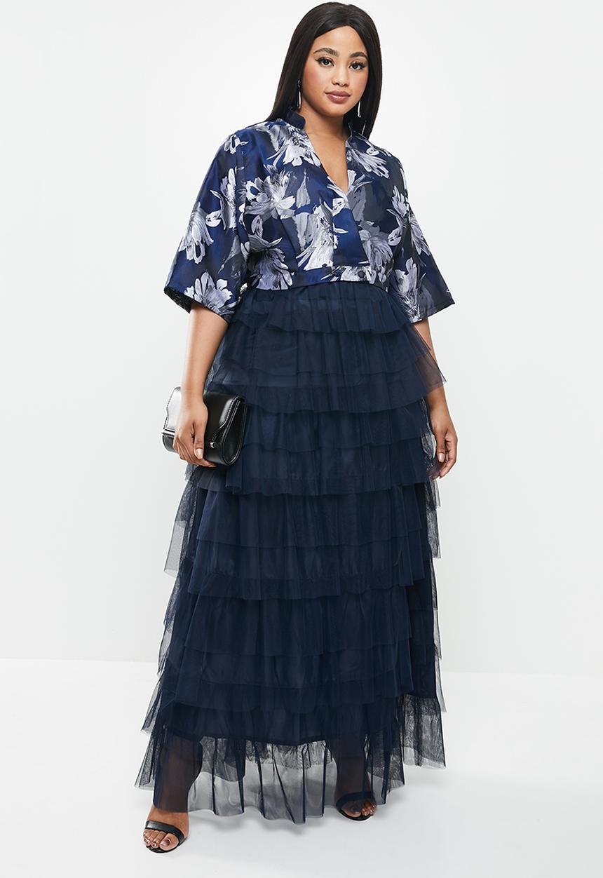 AMANDA LAIRD CHERRY - Plus elands dress - navy