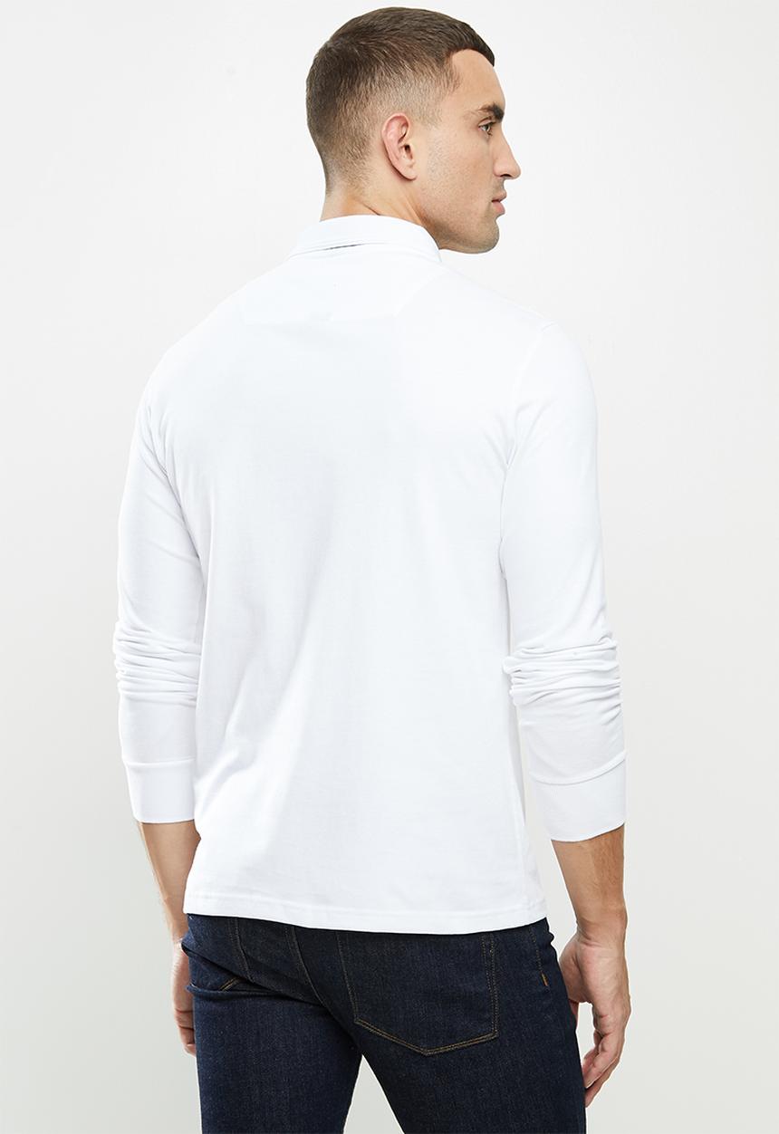 Replay - Replay long sleeve golfer - white