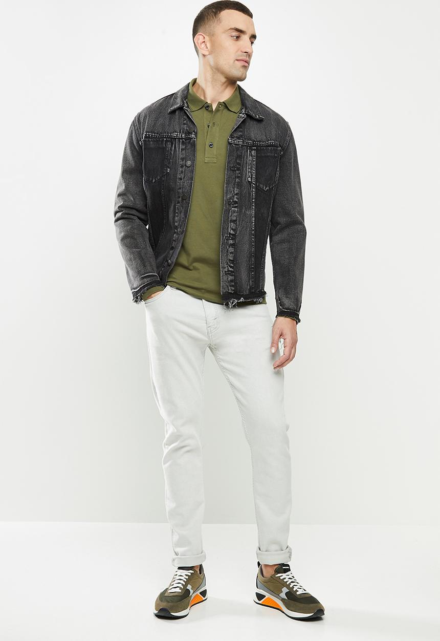 Replay - Replay long sleeve golfer - olive