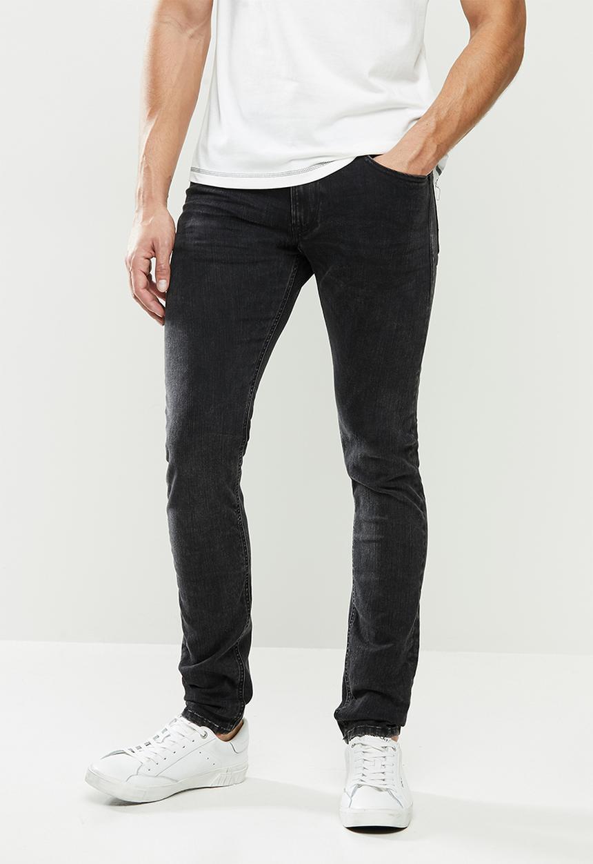 Replay - Replay skinny hyperflex jeans - black 