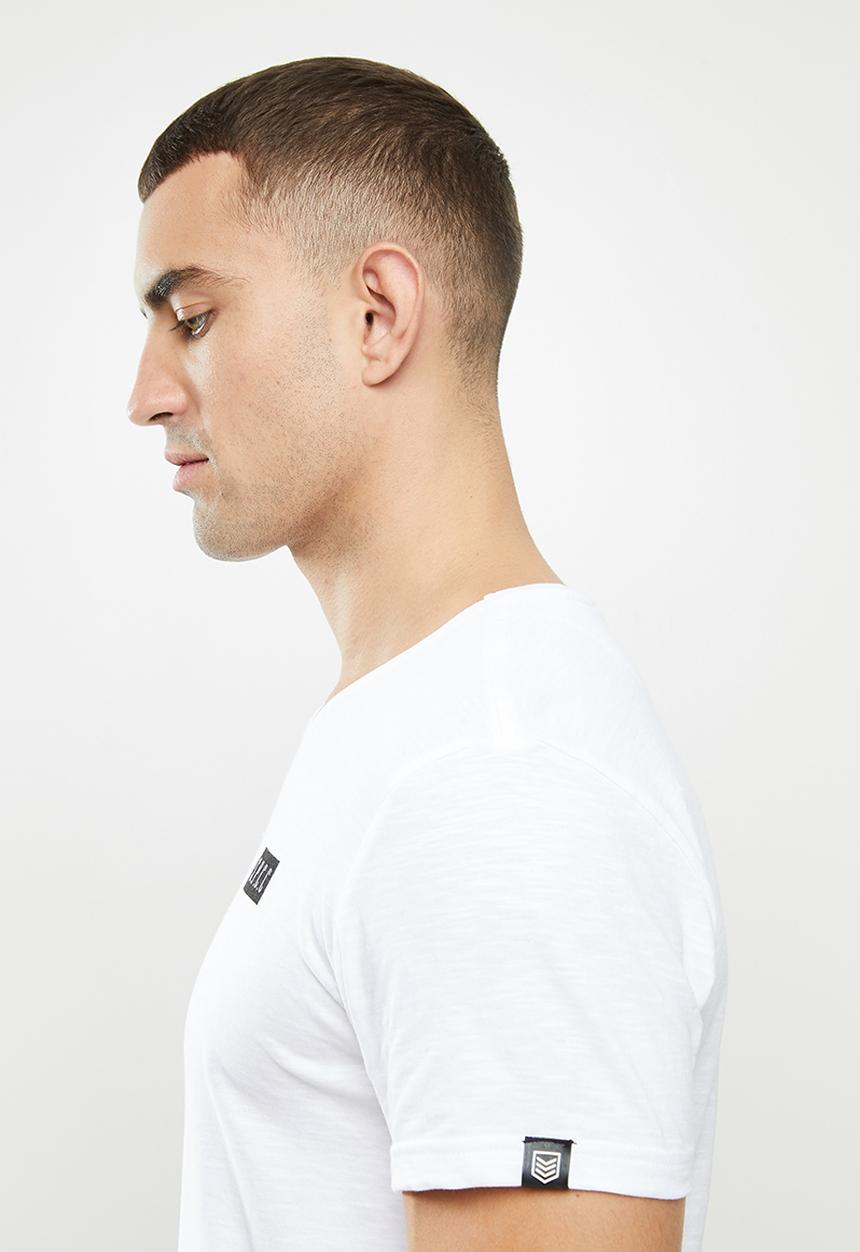 S.P.C.C - Beam straight hem tee - white