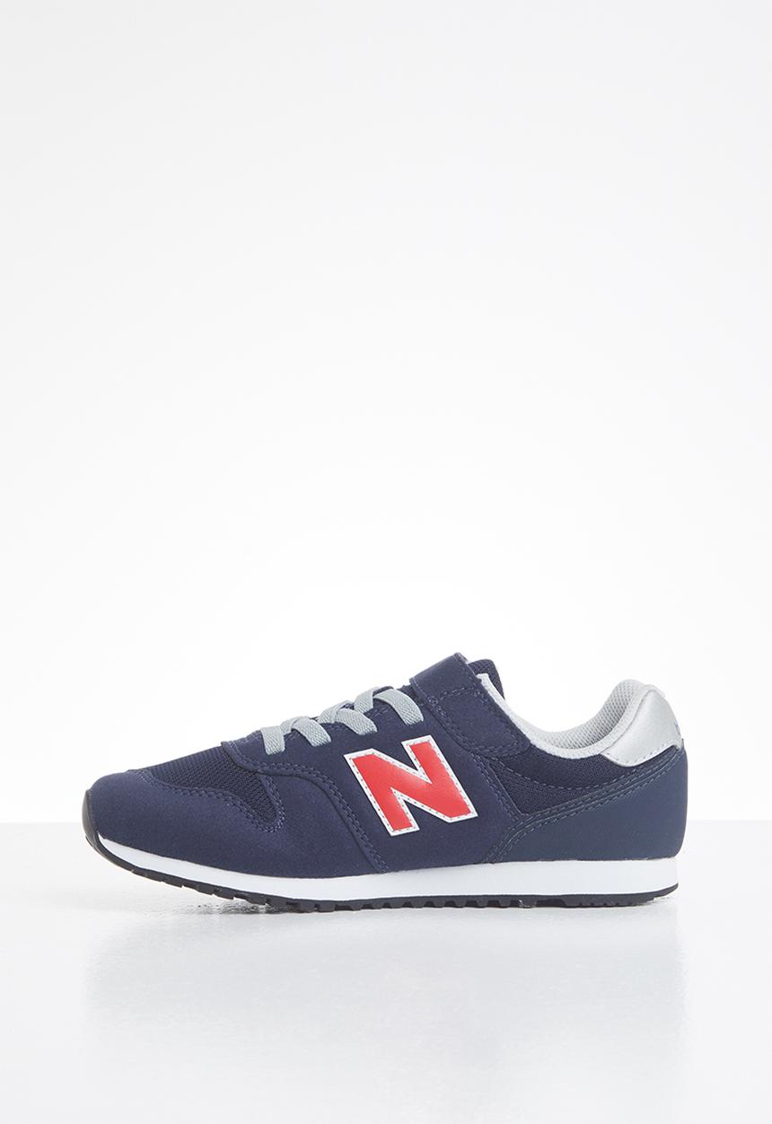 New Balance  - Kids 373 - navy & red