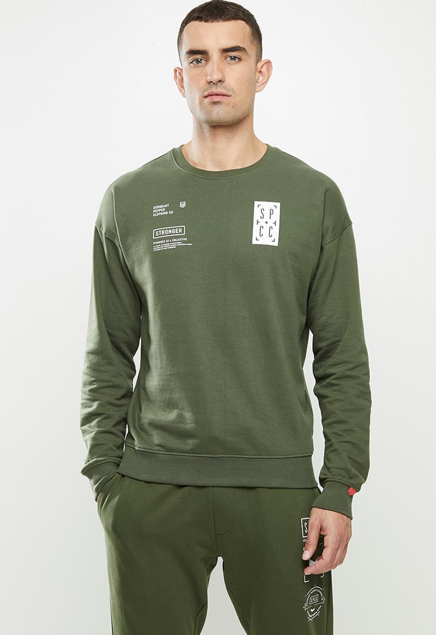 S.P.C.C - Clemens crew neck sweat - khaki