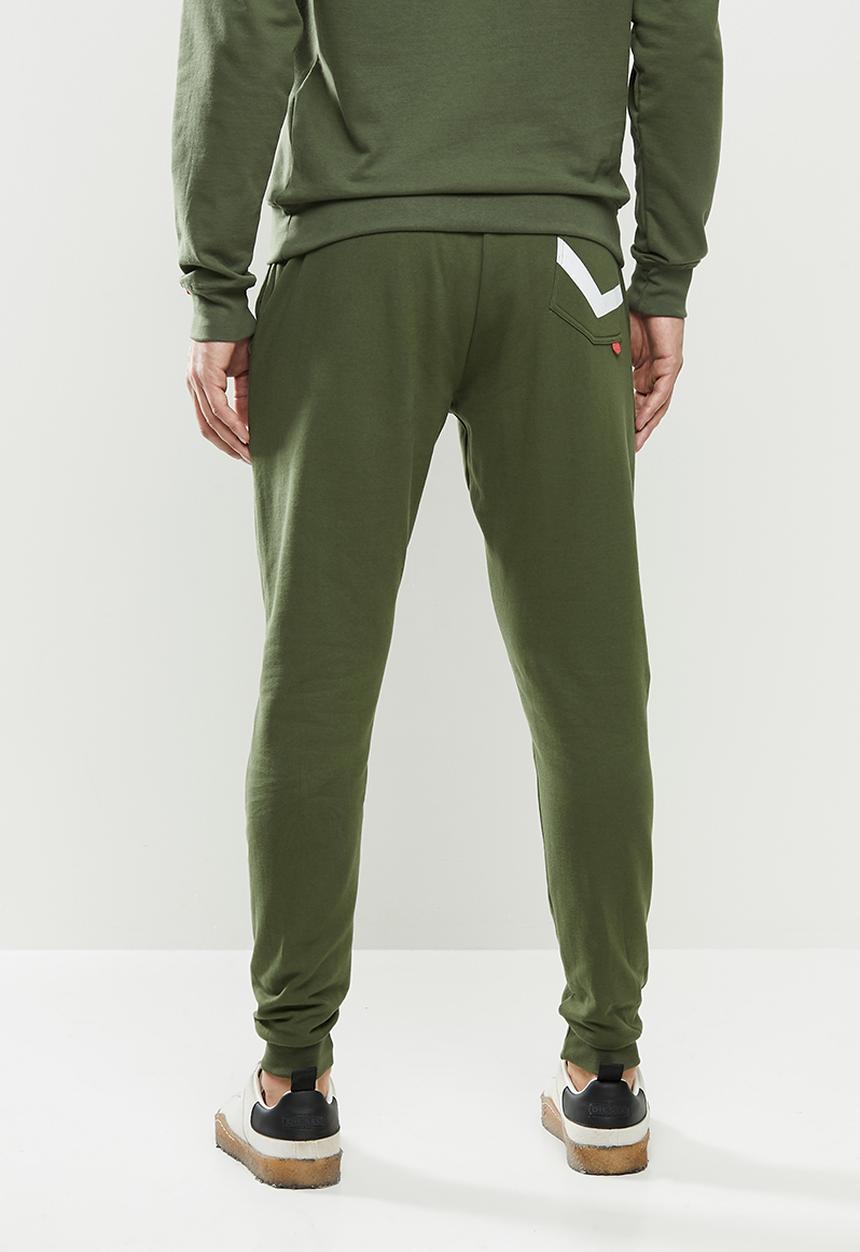S.P.C.C - Charter elasticated track pants - khaki