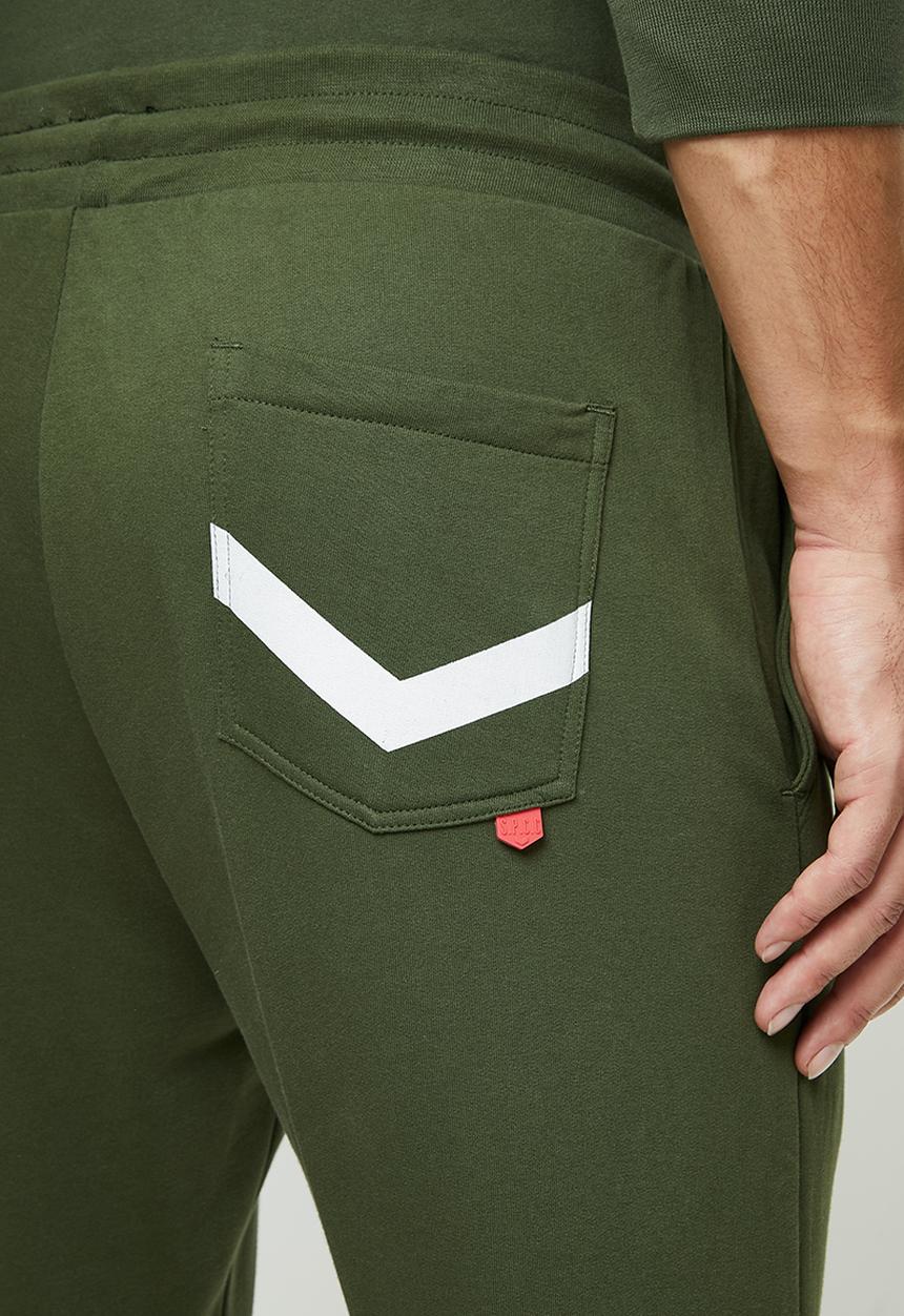 S.P.C.C - Charter elasticated track pants - khaki