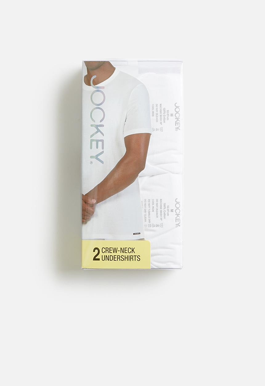 Jockey - 2-pack crew neck undershirt - white