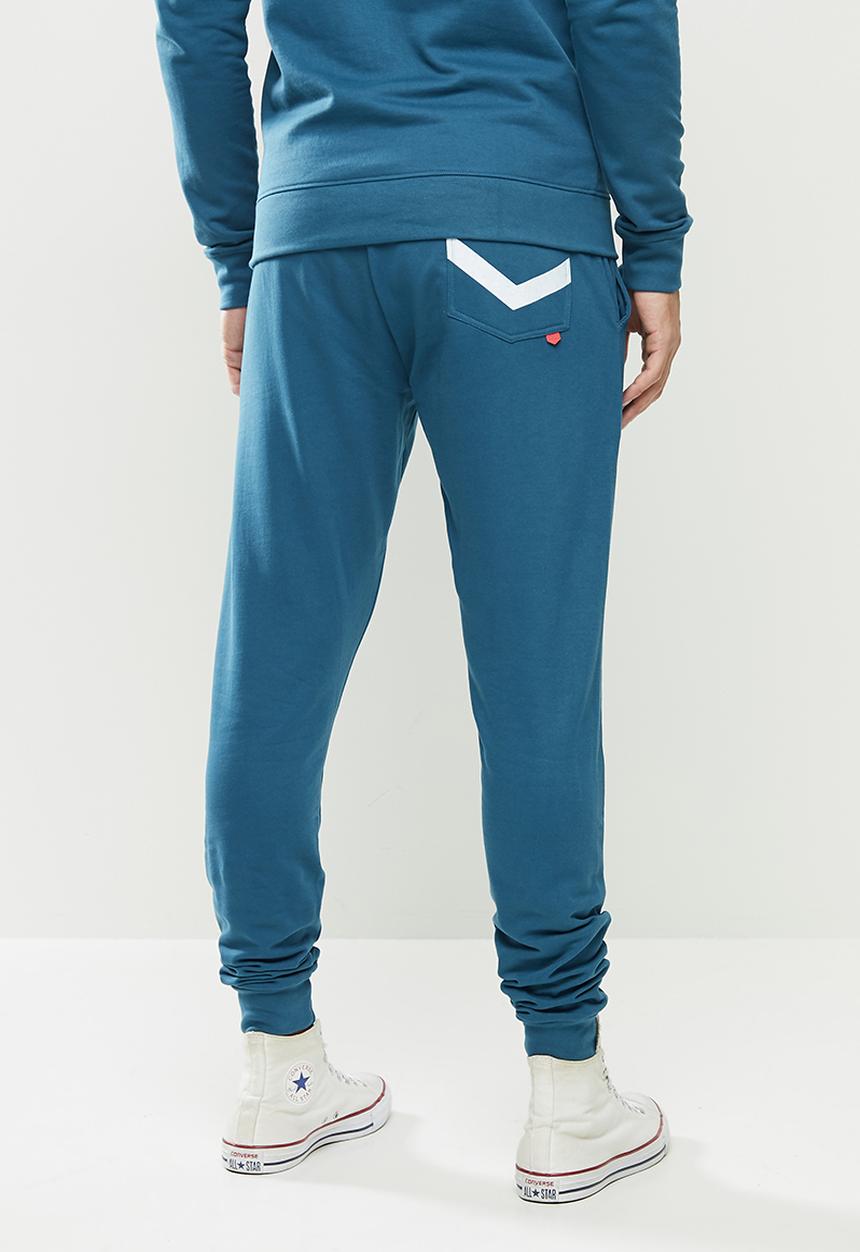S.P.C.C - Charter elasticated track pants - teal