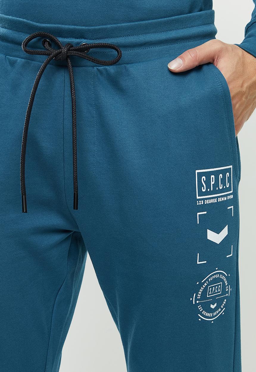 S.P.C.C - Charter elasticated track pants - teal