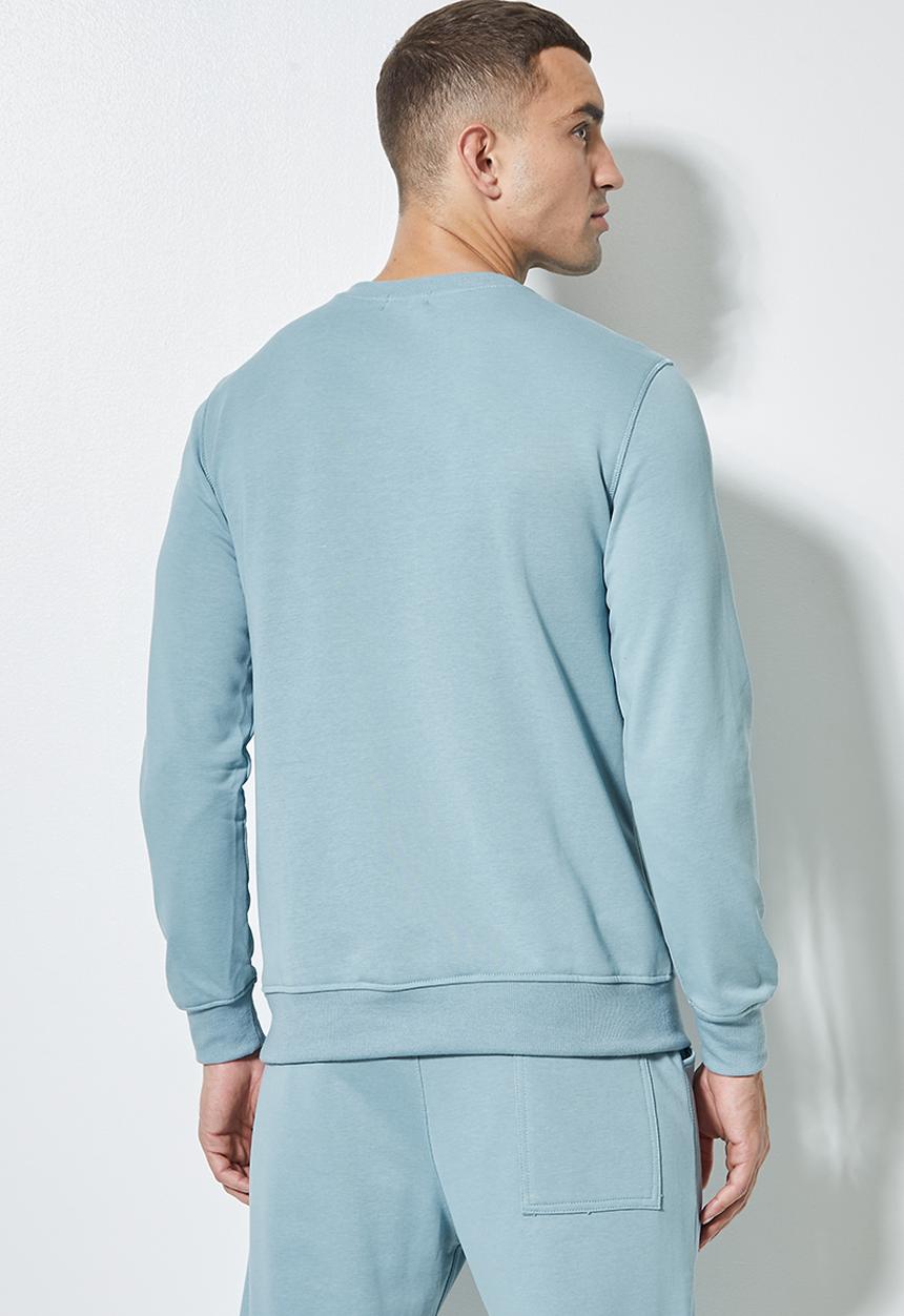 Superbalist - Brewer crew neck sweat - dusty blue