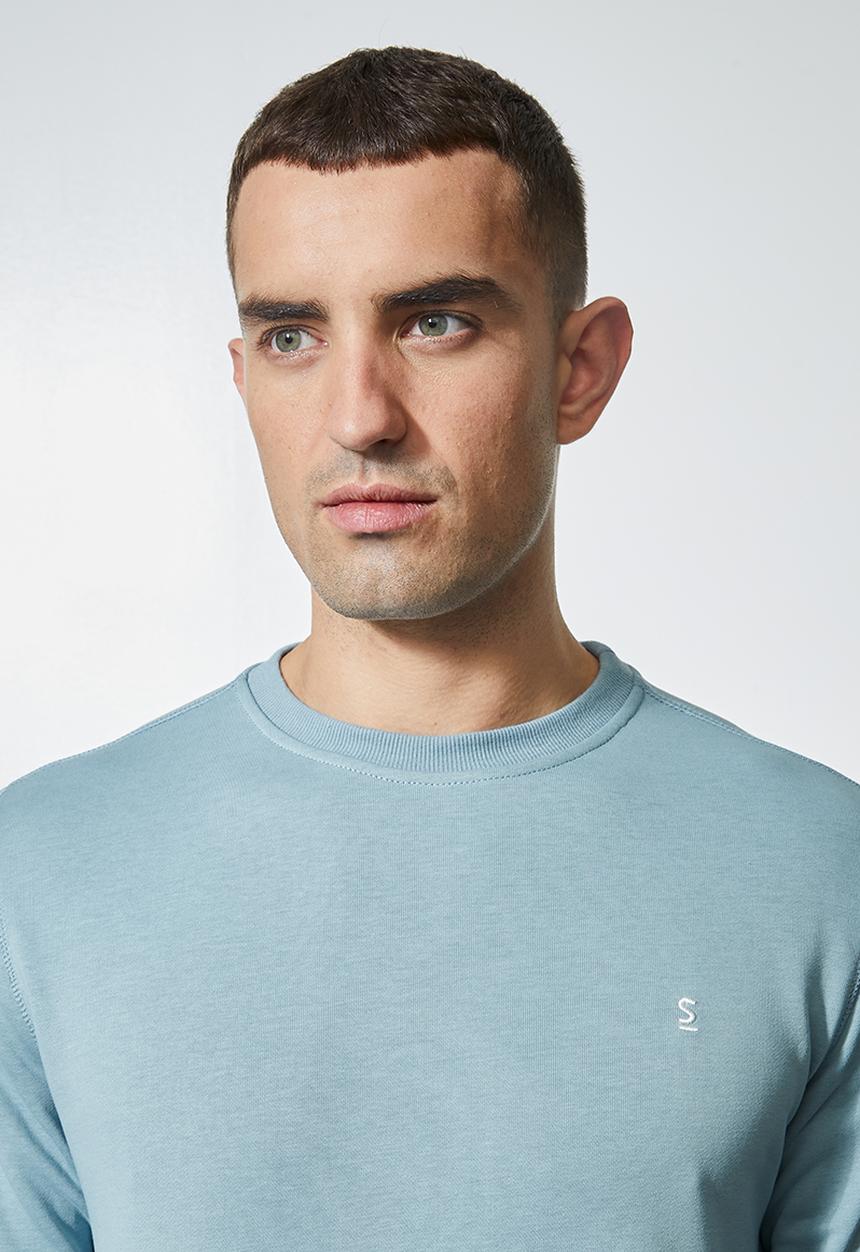 Superbalist - Brewer crew neck sweat - dusty blue