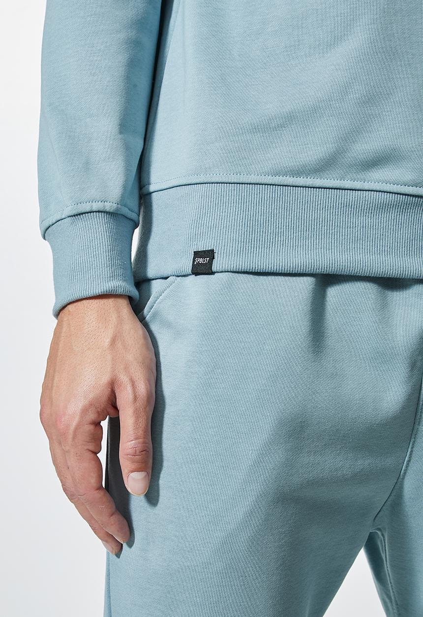 Superbalist - Brewer crew neck sweat - dusty blue