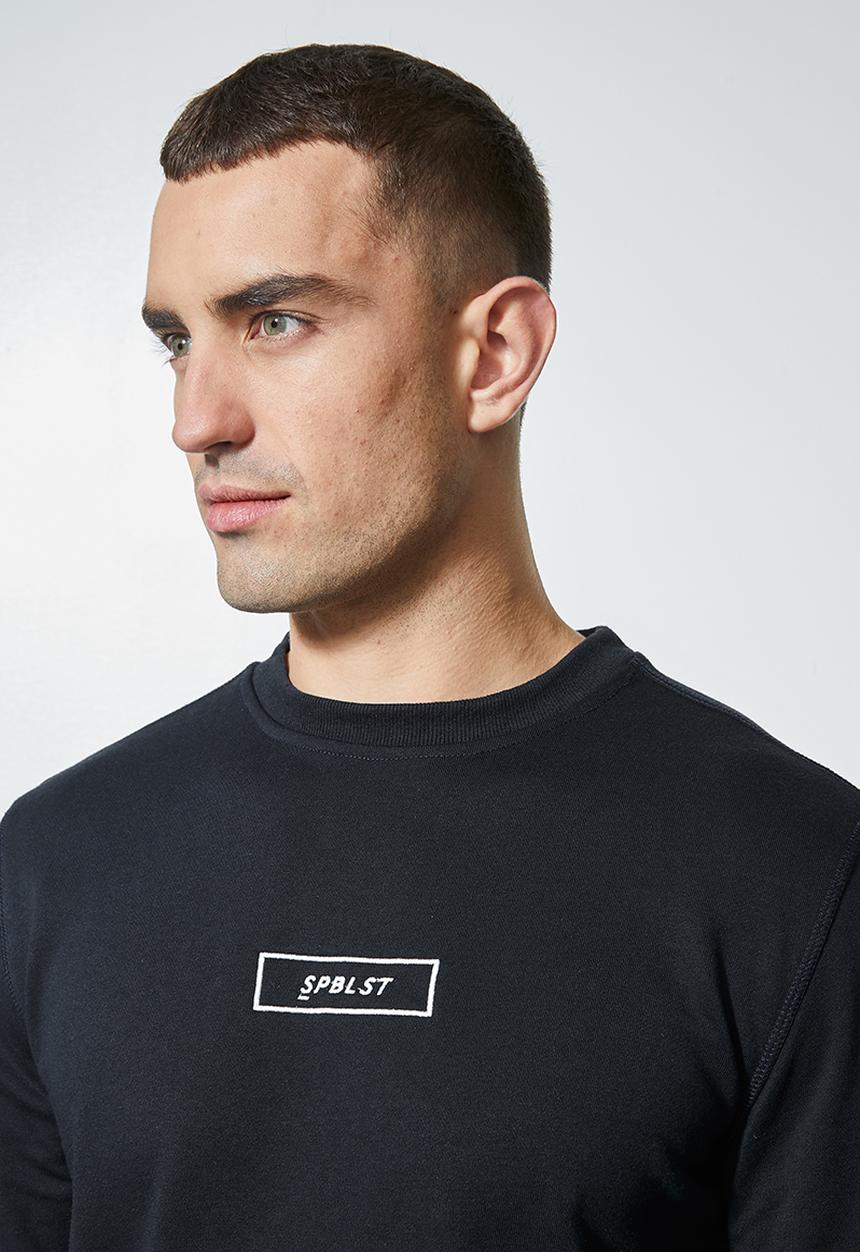 Superbalist - Brewer branded pullover crew neck sweat - navy