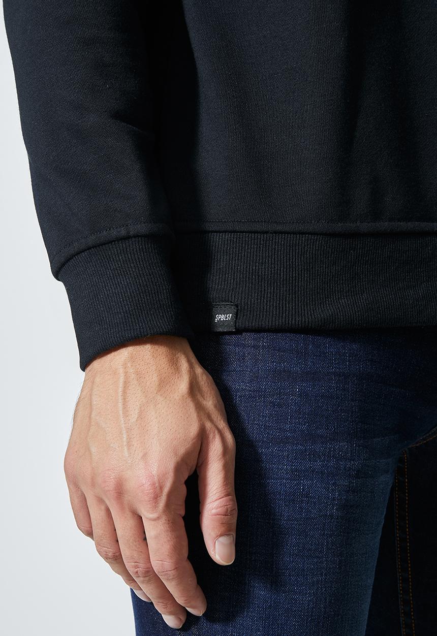 Superbalist - Brewer branded pullover crew neck sweat - navy