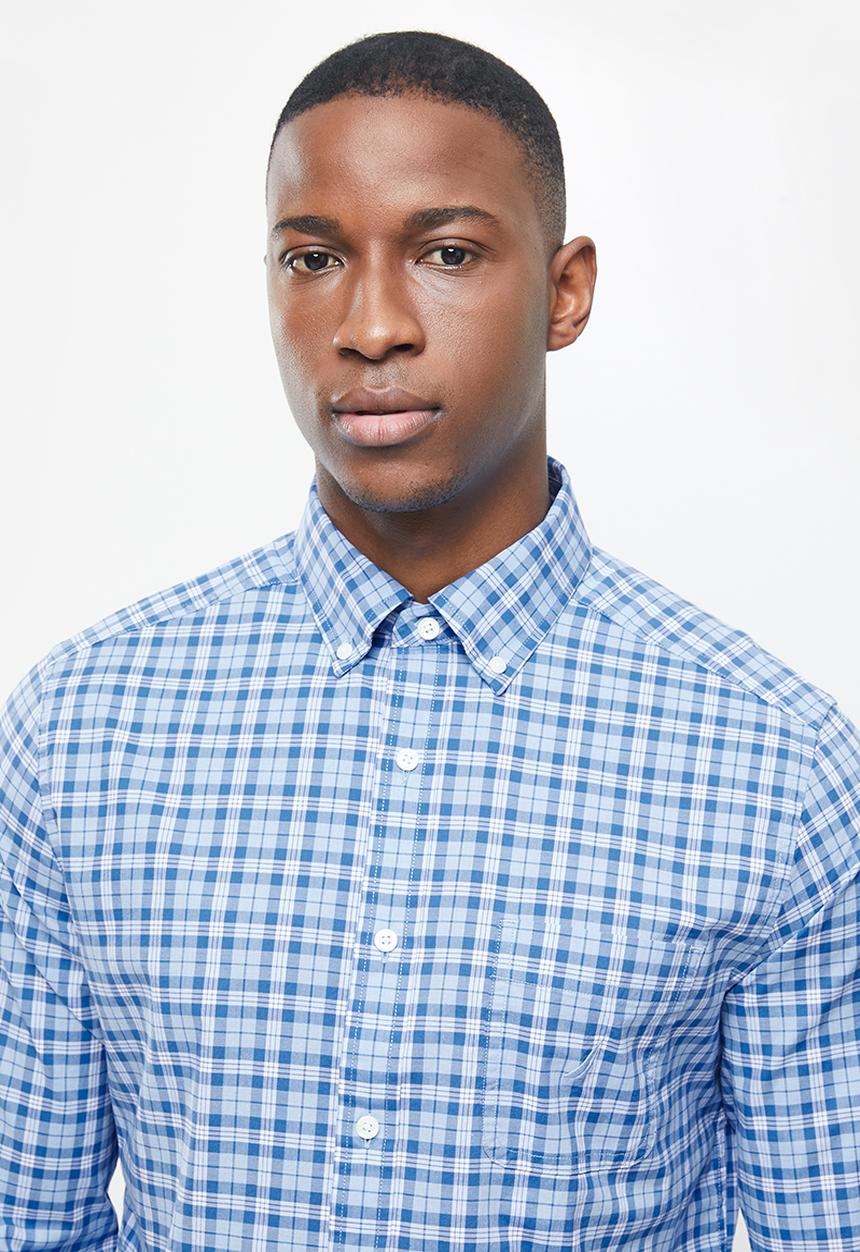 Nautica - Poplin plaid - light blue 