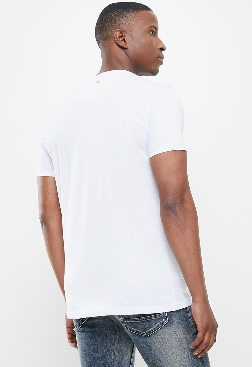 SOVIET - Kobe slim fit crew neck tee  - white