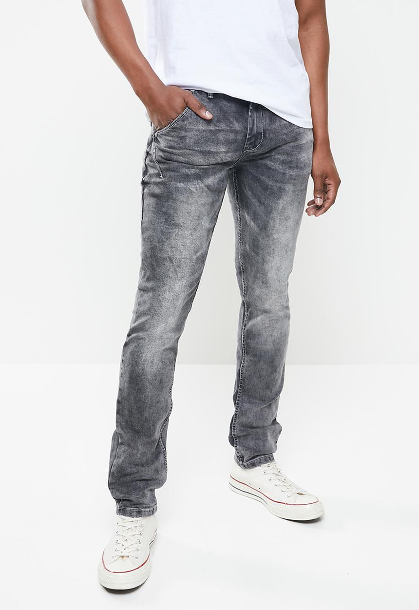 SOVIET - Bettinelli slim leg fashion denim - black