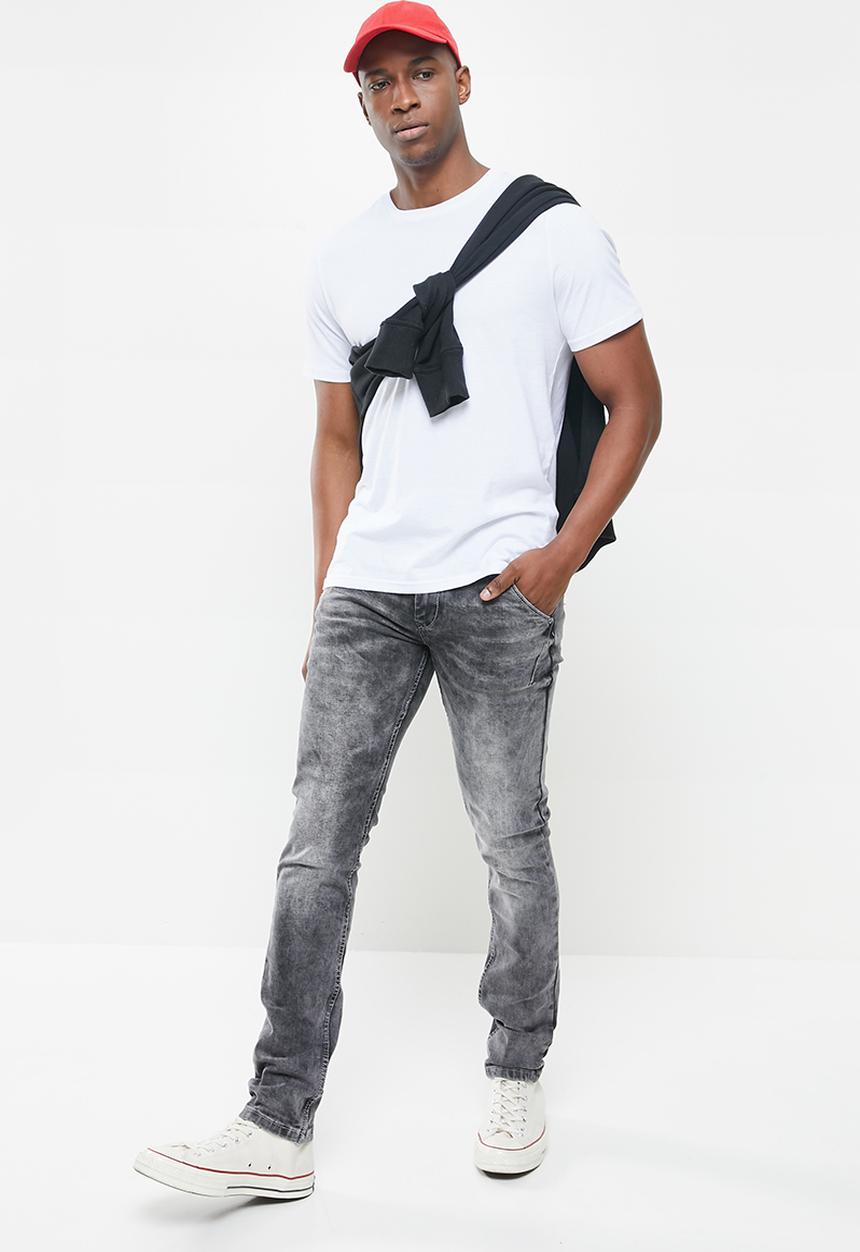 SOVIET - Bettinelli slim leg fashion denim - black