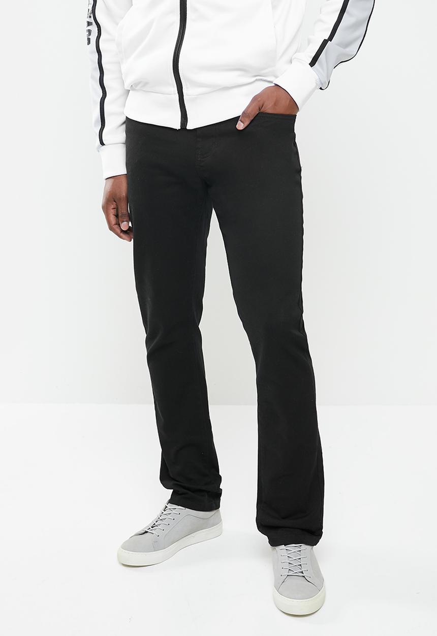 SOVIET - Strikers #9 mens basic skinny denim - black