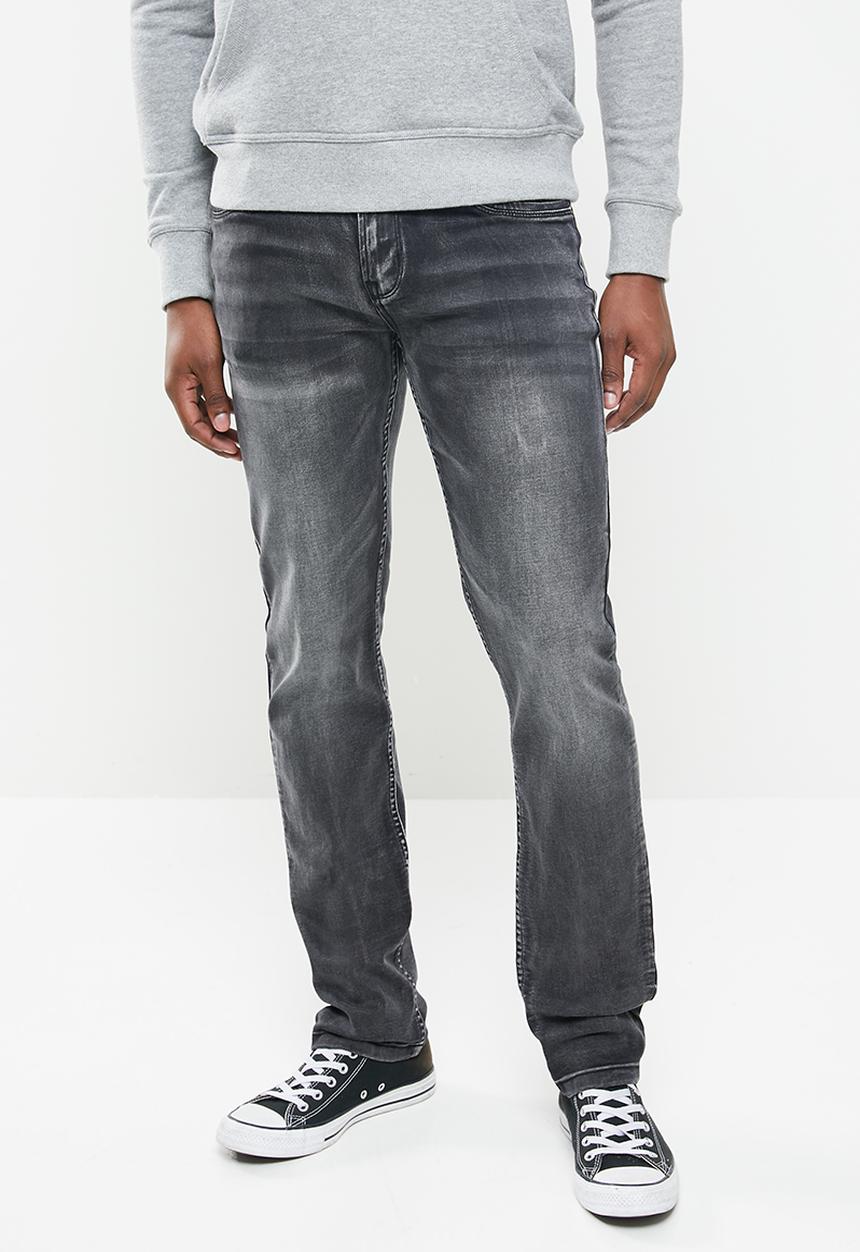 SOVIET - Sterling slim leg fashion denim - charcoal