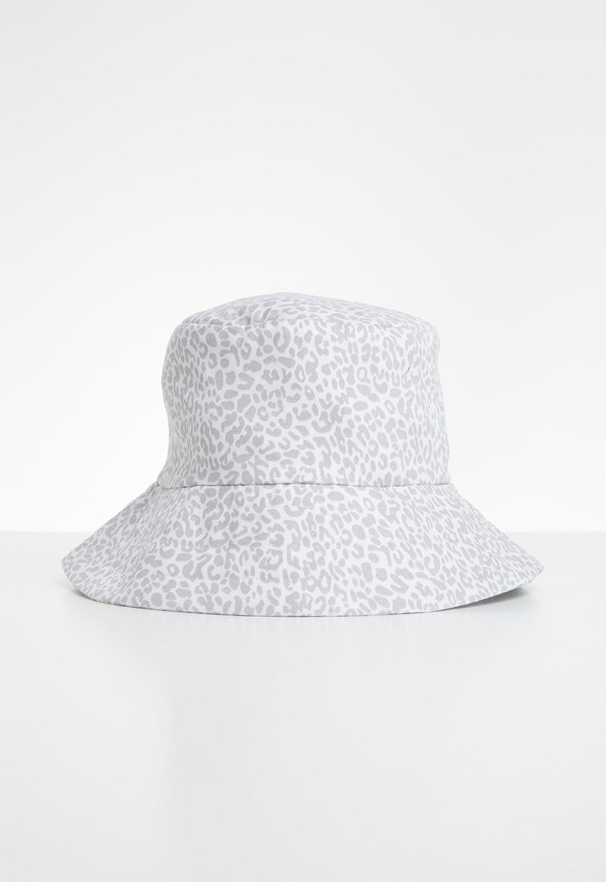 Freya Hats  - Nara bucket hat - white & grey