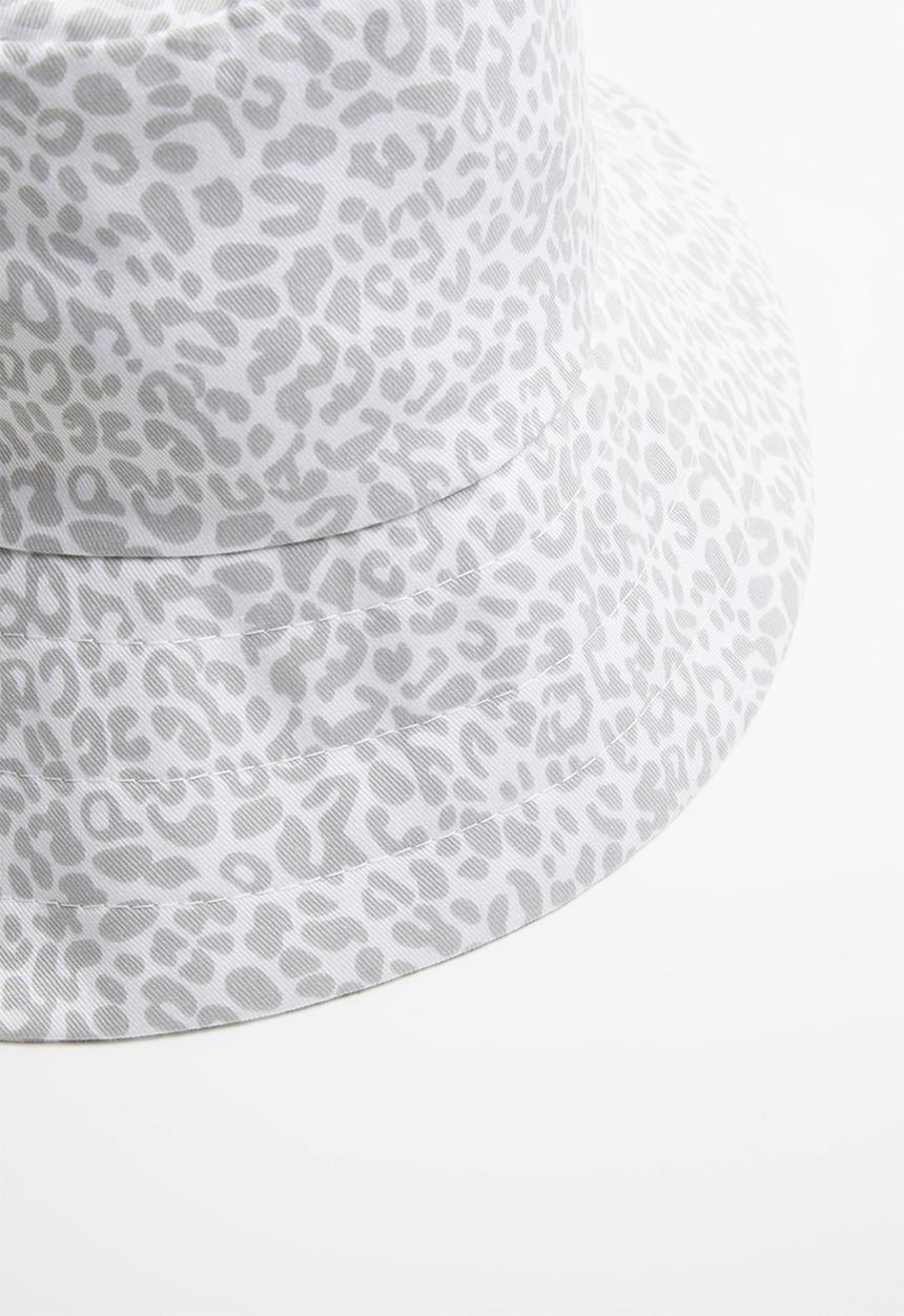 Freya Hats  - Nara bucket hat - white & grey