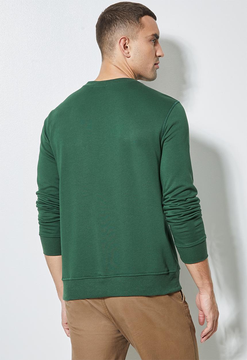 Superbalist - Brewer crew neck sweat - green