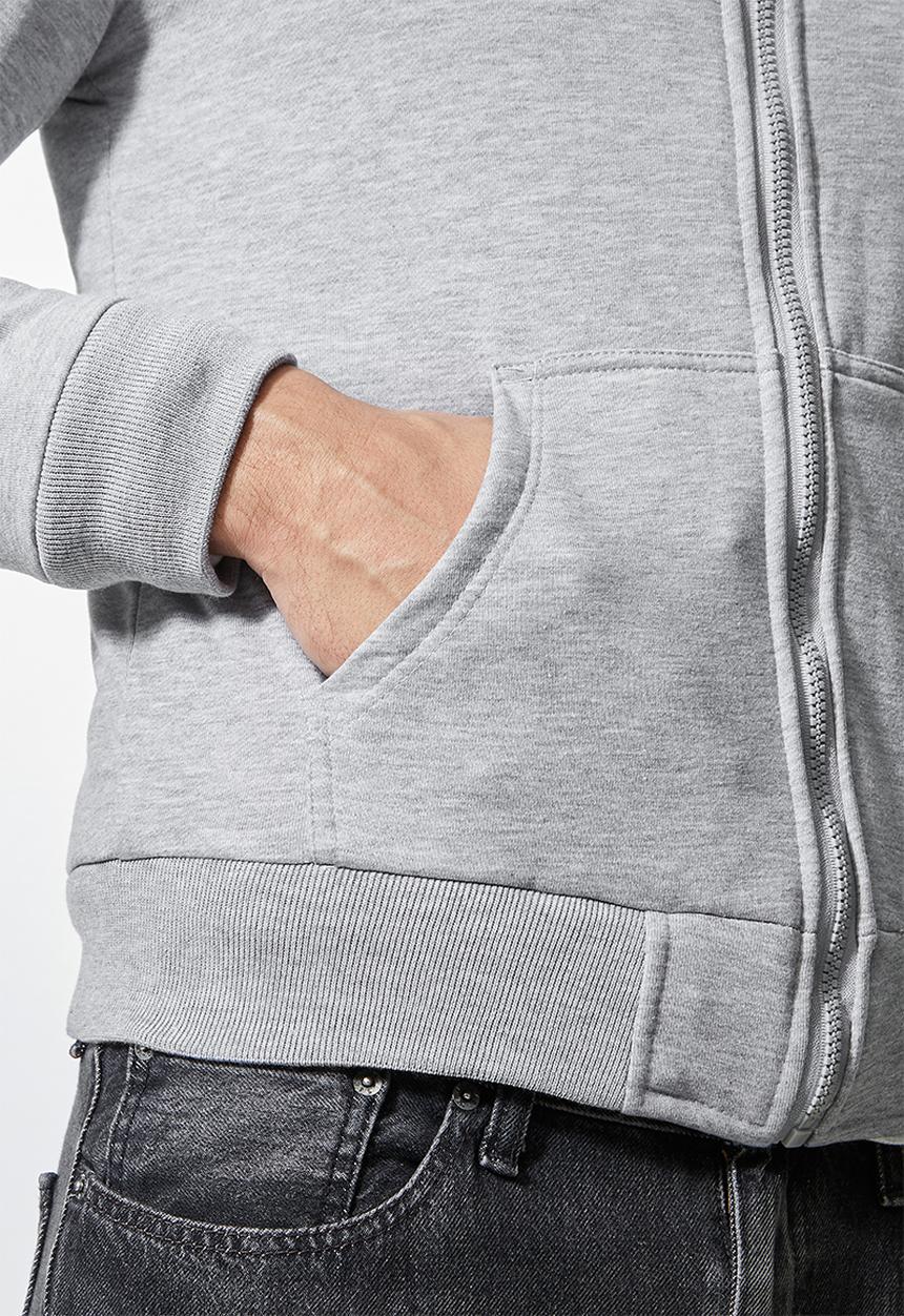 Superbalist - Stockton sherpa lined hoodie - grey 