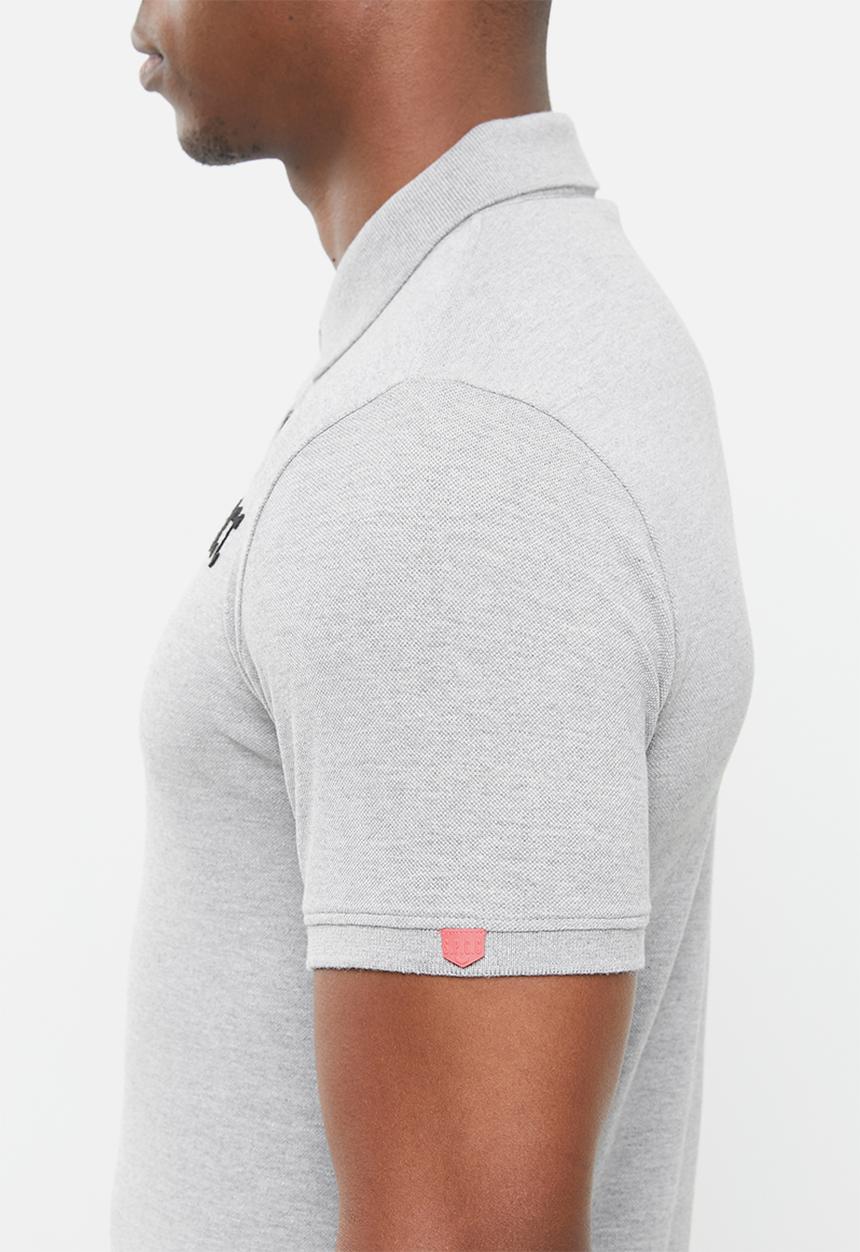 S.P.C.C - Camara side slit straight hem polo - grey 